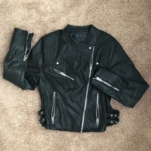 Blank NYC Vegan Leather Moto Jacket